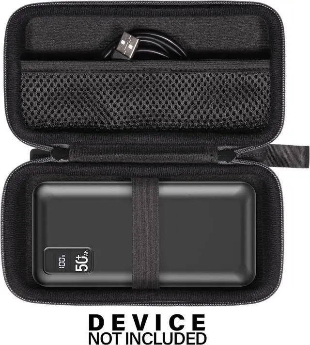 Alt view image 3 of 6 - CaseSack Case for POIYTL Power Bank 50000mAh 22.5W Fast Charging Portable Charger, POIYTL USB-C Quick Charge, Huge Capacity External Battery Pack