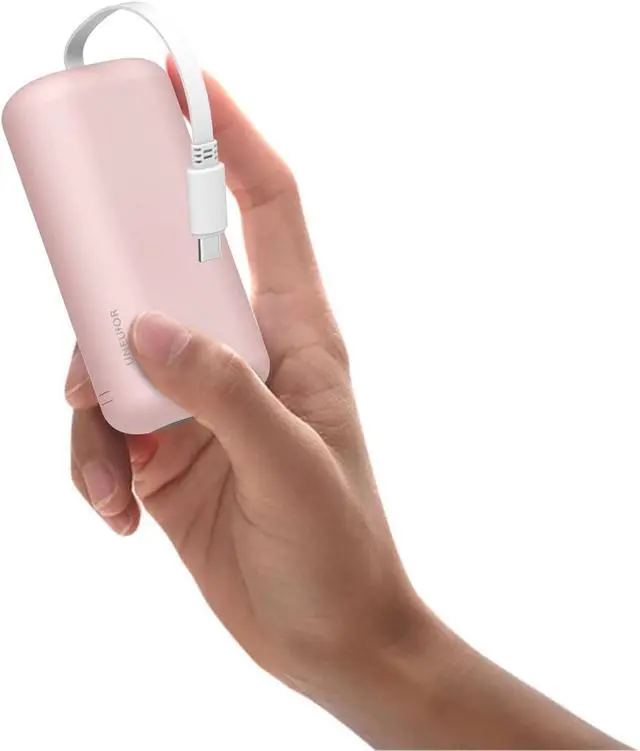 Alt view image 6 of 7 - Portable Charger with Built-in USB-C Cable,10000mAh 18W PD Fast Charging Power Bank.LED Display Battery Pack Compatible with iPhone 15,15 Plus,15 Pro,15 Pro Max,Samsung Galaxy S23,S22,S21,Note20/10/9