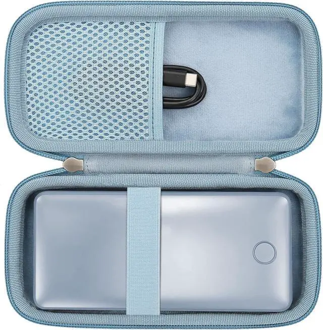 Alt view image 3 of 7 - khanka Hard Travel Case Replacement for Anker 325/535 Power Bank PowerCore 20K Portable Charger 20000mAh, Case Only (Blue)