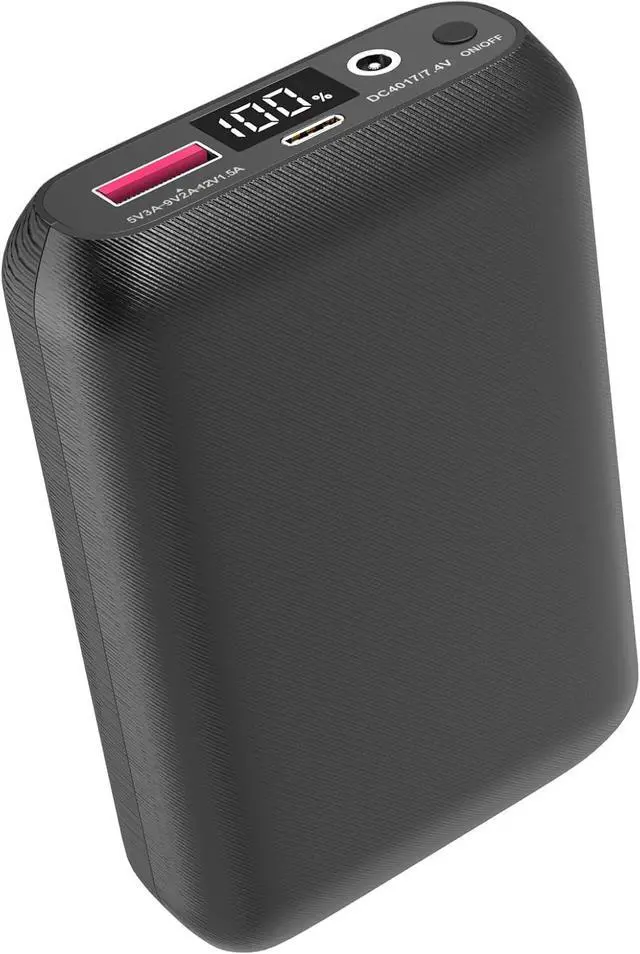Main image of 16000mAh Battery Pack for Heated Vest-5V/7.4V Rechargeable Power Bank with LED Display and DC/USB Output for Heated Jacket, Hoodie and Pants,Fast Charging Powerbank Compatible with iPhone iPad Samsung