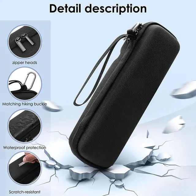 Alt view image 3 of 7 - EVA Travel Case Storage Bag Accessories for Anker Prime 27650mAh (250W) /Anker 737 Power Station (PowerCore 24K), Black