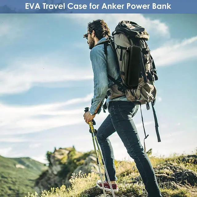 Alt view image 6 of 7 - EVA Travel Case Storage Bag Accessories for Anker Prime 27650mAh (250W) /Anker 737 Power Station (PowerCore 24K), Black