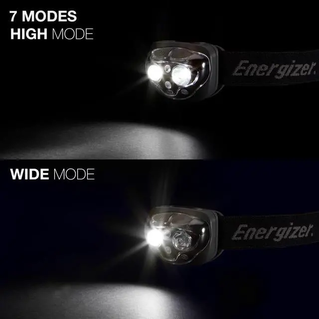 Alt view image 2 of 7 - Energizer LED Headlamp Pro360, Rugged IPX4 Water Resistant Head Light, Ultra Bright Headlamps for Running, Camping, Outdoor, Storm Power Outage (Batteries Included)