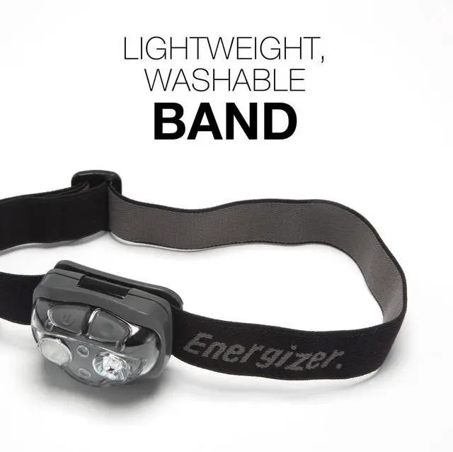 Alt view image 7 of 7 - Energizer LED Headlamp Pro360, Rugged IPX4 Water Resistant Head Light, Ultra Bright Headlamps for Running, Camping, Outdoor, Storm Power Outage (Batteries Included)