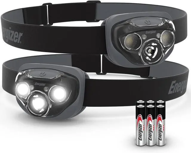 Main image of Energizer LED Headlamp PRO (2-Pack), IPX4 Water Resistant Headlamps, High-Performance Head Light for Outdoors, Camping, Running, Storm, Survival LED Light for Emergencies (Batteries Included)
