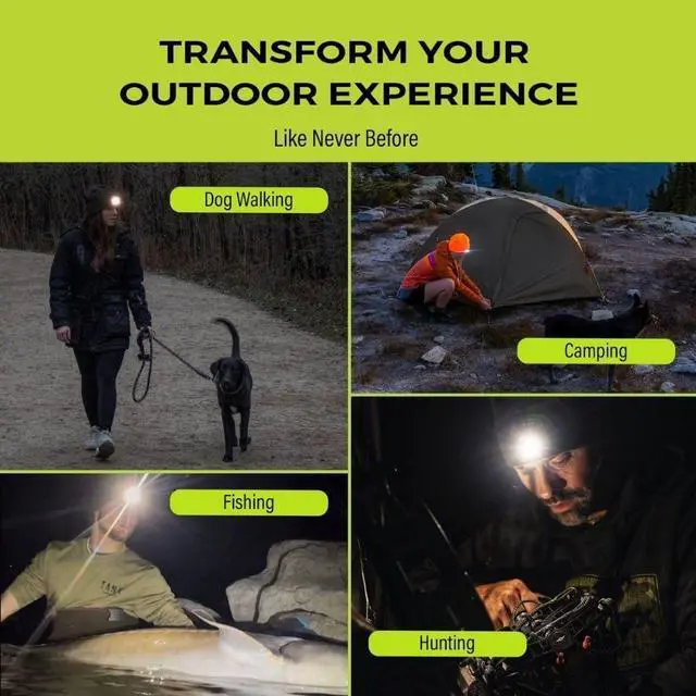 Alt view image 5 of 7 - POWERCAP LED Hat Light 150 Lumens Rechargeable Fleece Beanie with Bright Built-in Headlamp Waterproof LED Warm One Size Cap