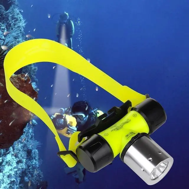 Main image of Waterproof Diving Swimming Hiking Camping Hunting Fishing Headlamp Underwater 1200 Lumen Safety Head Light Flashlight