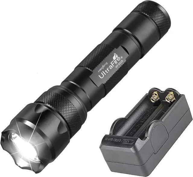 Main image of ULTRAFIRE Tactical Flashlight WF-502B 1000 Lumens - Single Mode Mini LED Flashlight,Bright Military-Grade Police Flashlight for Security, Camping and Emergency