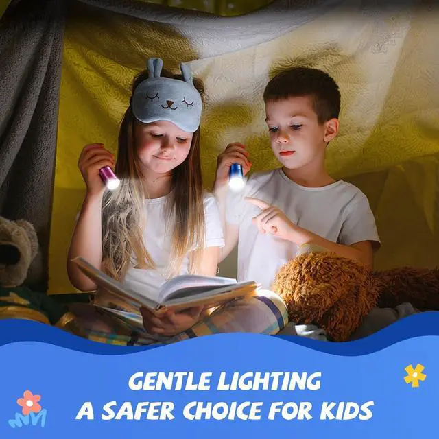 Alt view image 2 of 7 - WdtPro LED Mini Flashlights 18 Pack, Aluminum Bright Flash Light with Lanyard, Assorted Colors, Small Flashlight for Home, Power Outage, Kids Reading, Camping, Party, Gift with Batteries