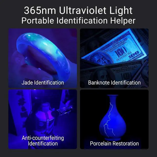 Alt view image 5 of 7 - NEXTORCH K40 Keychain Flashlight, 700 Lumen Pocket EDC Rechargeable Flashlight with UV Black Light, Red/Blue Light, 3 Modes and Strobe for Everyday Use, Dog Walking, Emergency Defense, Beacon Location