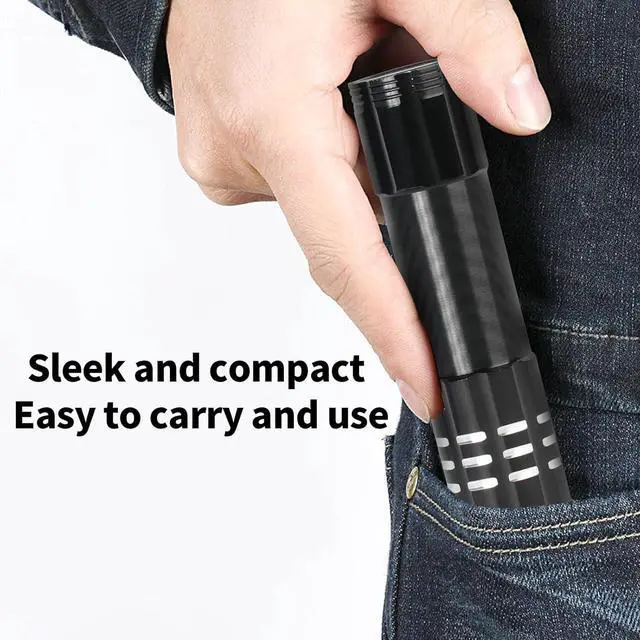 Alt view image 4 of 7 - 6 Pack LED Aluminum Small Mini USB C Rechargeable Flashlights, Handheld Small Flashlight Bulk, Portable Camping Bright High Lumens Flashlight Christmas Gifts