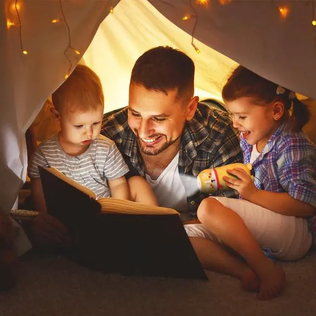 Alt view image 6 of 6 - 4 Pack Small Mini LED Flashlights for Kids - Cute Small Animal Flashlight - 2 in 1 Camping Lantern Flashlight - Christmas Gifts Stocking Stuffers for Boys Girls