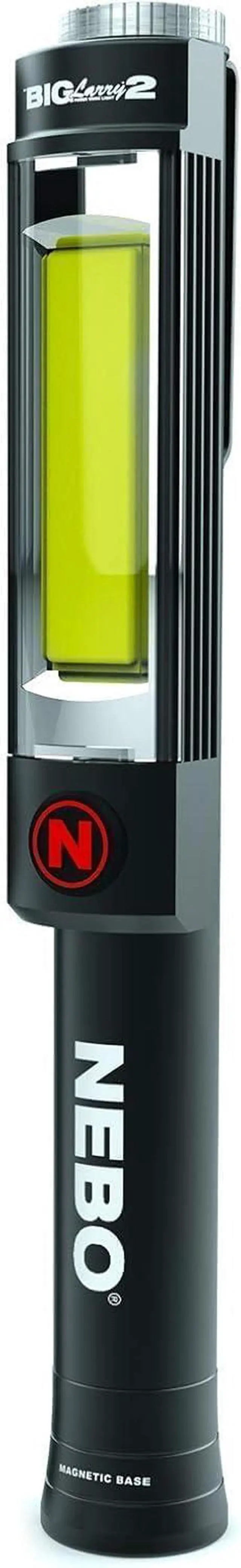 Main image of NEBO Magnetic NE6737 Big Larry 2 Pocket Work Light - Powerful LED Pen Inspection Flash Light, Black Torch