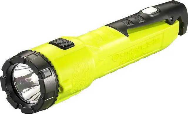 Main image of Streamlight 68782 Dualie 3AA 245-Lumen Magnetic Intrinsically Safe Industrial Flashlight with Spot/Flood and 3 "AA Alkaline Batteries, Yellow