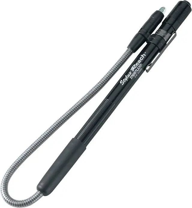 Main image of Streamlight 65658 Stylus Reach Pen Light with Flexible 7-Inch Extension Cable, Black with White LED - 11 Lumens