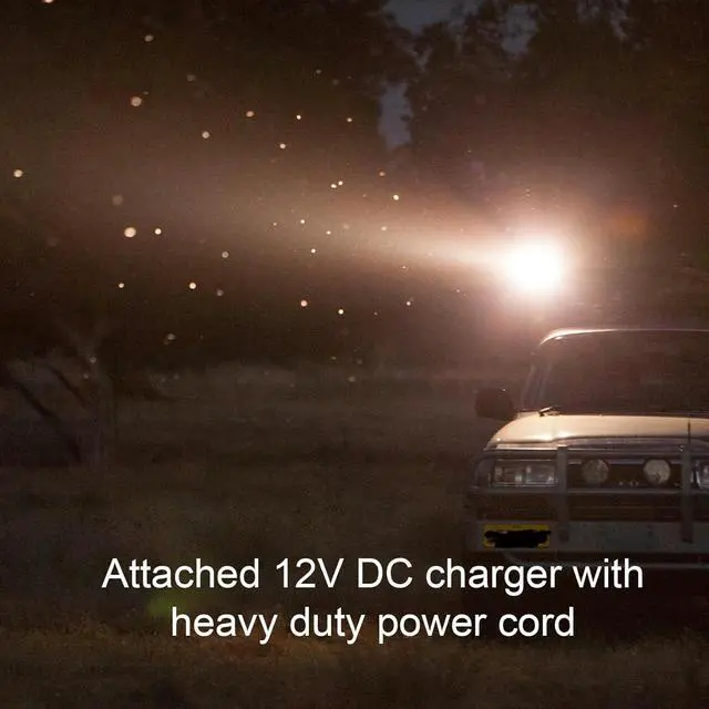 Alt view image 4 of 7 - GOODSMANN Spotlight Corded Spot Lights for Boats 1200 Lumen Halogen 12V DC Handheld Spotlight 9924-0011-15