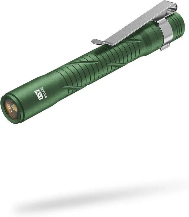Main image of RovyVon Aurora A33 5000K LED Pen Light, Max 180 Lumen, 3 Mode, Built-in 600mAh Battery, Extra Long Use time, Type-C Rechargeable, Medical Flashlight for Nurses Doctors Emergencies Outdoor(Green)
