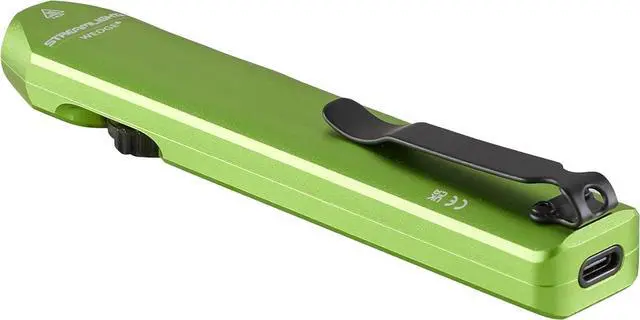 Alt view image 5 of 7 - Streamlight 88821 Wedge 300-Lumen Slim Everyday Carry Flashlight, Includes USB-C Cable and Lanyard, Lime Green