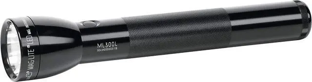 Main image of Maglite ML300L-S3016 ML300L LED 3-Cell D Flashlight, Black