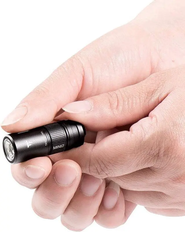 Alt view image 7 of 7 - TrustFire MINI2 220 Lumens Keychain EDC Flashlights Mini USB Rechargeable Flash Light LED Torch Key Ring Torch Lightweight Pocket Lights with 10180 Battery Small for Camping Hiking Backpacking Gift