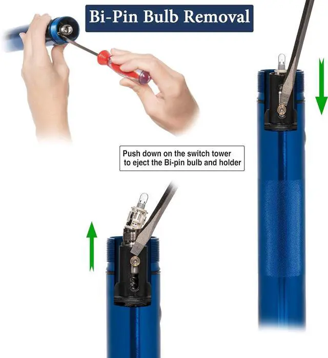 Alt view image 5 of 6 - Lumencraft LED Conversion Kit Compatible/Replacement for Maglite Flashlight - 800 Lumen - fits 3 4 5 6 D and C Cell Maglight - High Power, 3 Mode Low 45, Mid 315, High 800 Lumens. (800 Lumen Bulb)