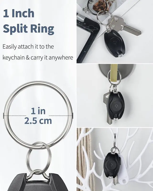 Alt view image 5 of 7 - Uniclife 10 Pack LED Keychain Flashlight Mini LED Keychain Light 14 Lumen Portable Ultra Bright Battery Powered Key Ring Torch for Outdoor Camping Party Hiking and Emergency Lighting