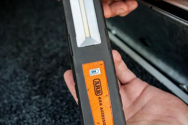 Alt view image 2 of 6 - ARB ADVENTURE LIGHT 600 LUMEN RECHARGABLE FLASHLIGHT, HEAVY DUTY LED LANTERN WORK LAMP, WITH HOOKS AND STRONG MAGNETS (10500060A)