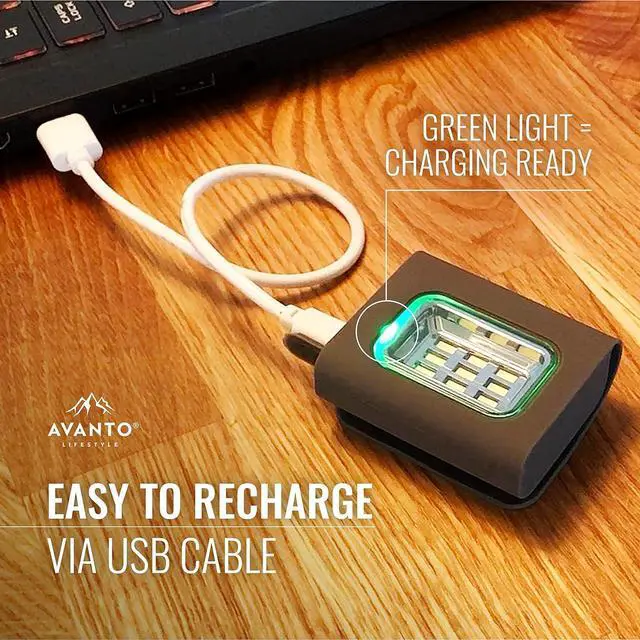 Alt view image 5 of 6 - Clip On Flashlight PRO, Original, 300Lumen LED Light, 2-3h Usetime, Rechargeable Night Running Lights for Runners, Dog Walking Light for Night Walking, Running Flashlight