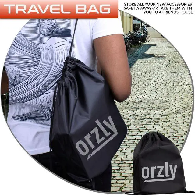 Alt view image 7 of 7 - Orzly Switch Sports Games 2024 Accessories Bundle Pack for Nintendo Switch & Switch OLED with Tennis Rackets, Golf Clubs, Chambara Swords, Soccer Leg Straps & Joycon Grips - With Carry Bag