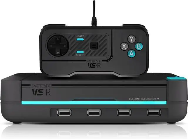 Alt view image 3 of 7 - Evercade VS-R Retro Gaming Console with - Includes 1 controller and Tomb Raider 1, 2, and 3