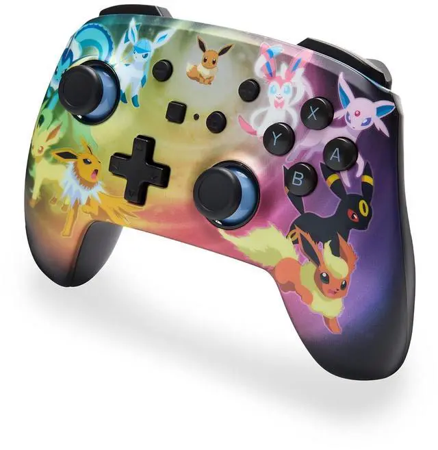 Alt view image 4 of 7 - PowerA Enhanced Wireless Controller for Nintendo Switch/Switch 2 / Switch Lite/OLED Model - Eevee Evolutions - Gamepad, game controller, Officially Licensed