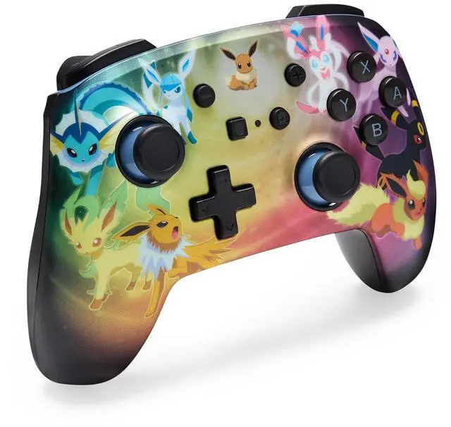 Alt view image 2 of 7 - PowerA Enhanced Wireless Controller for Nintendo Switch/Switch 2 / Switch Lite/OLED Model - Eevee Evolutions - Gamepad, game controller, Officially Licensed