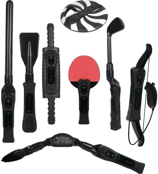 Main image of CTA Digital Wii Sports Resort 8-in-1 Sports Pack (Black)