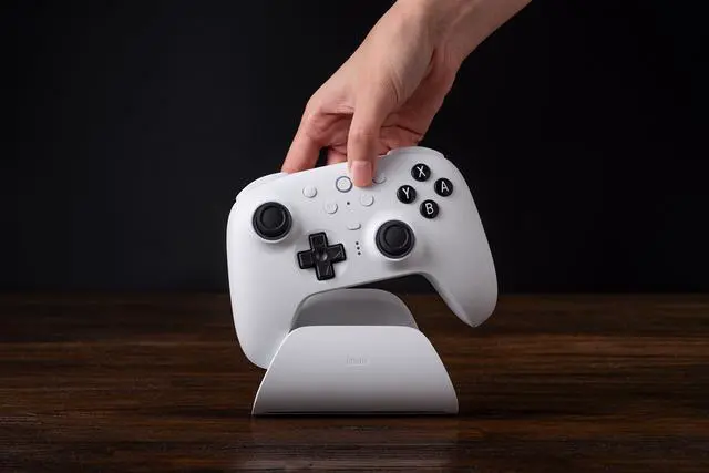 Alt view image 6 of 7 - 8Bitdo Ultimate 2 Bluetooth Controller for Switch/Switch 2 & Windows PC, Switch Pro Controller with TMR Joysticks, Switchable Hall Effect/Tactile Triggers, Vibration and Motion Control - Black