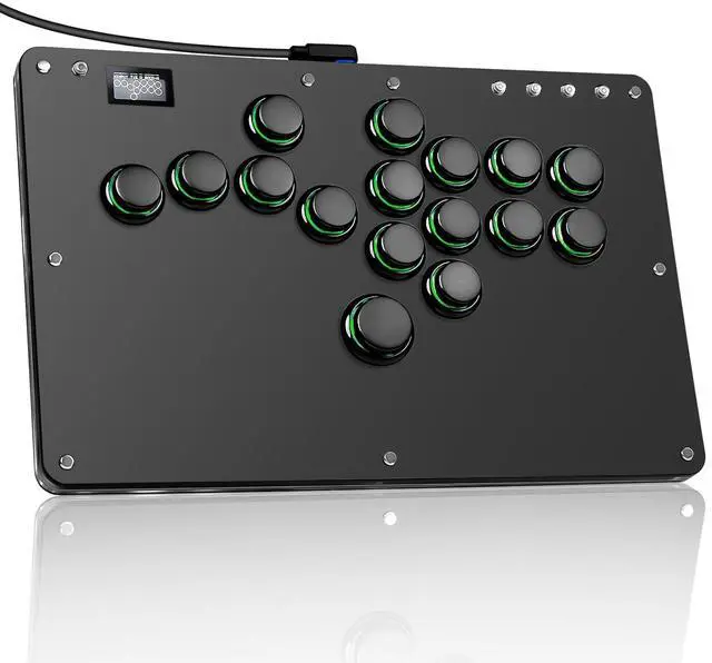 Main image of Sehawei Haute42 Arcade Stick R16 All-Button Arcade Controller 16Keys for PC/Ps3/Ps4/Switch/Steam,Fight Stick for Fighting Games with Custom RGB & Turbo Functions & Hot Swap Black