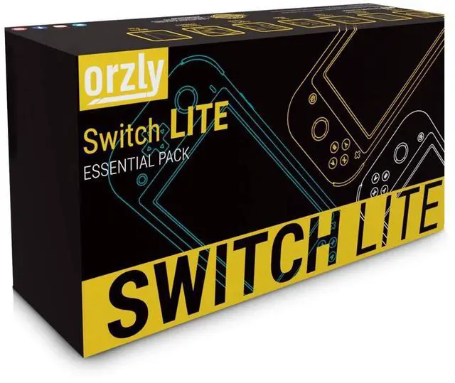 Alt view image 2 of 7 - Orzly Switch Lite Accessories Bundle - Case & Screen Protector for Nintendo Switch Lite Console, USB Cable, Games Holder, Comfort Grip Case, Headphones, Thumb-Grip Pack & More - Green