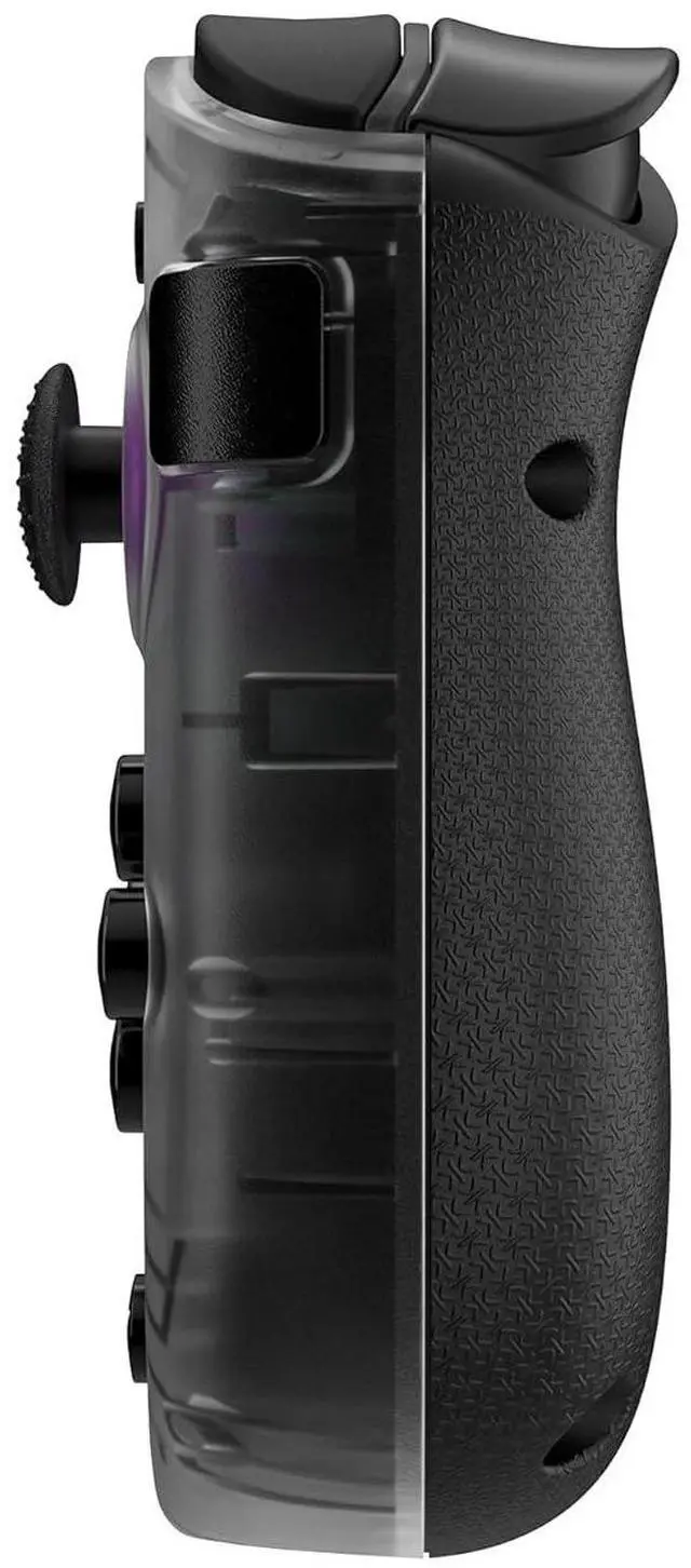 Alt view image 4 of 7 - CRKD Nitro Deck+ with HDMI Adapter - Handheld Pro Controller for Nintendo Switch & OLED Model - TV Dockable - Programmable Sidekicks & Back Buttons - True Collection System (Clear Black Edition)