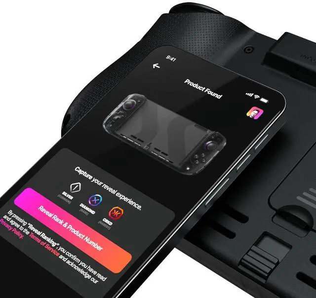 Alt view image 7 of 7 - CRKD Nitro Deck+ with HDMI Adapter - Handheld Pro Controller for Nintendo Switch & OLED Model - TV Dockable - Programmable Sidekicks & Back Buttons - True Collection System (Clear Black Edition)