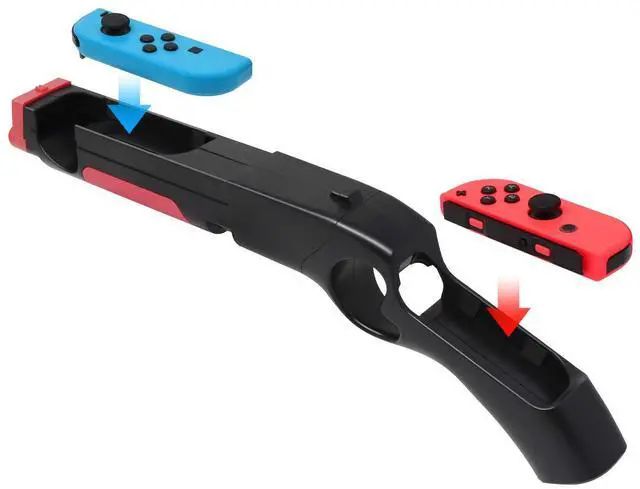 Alt view image 3 of 7 - FASTSNAIL Shooting Gun Compatible with Nintendo Switch/Switch OLED, Replacement for Joy-Con Gun Controller, Game Hand Grips for Nintendo Switch Joycon