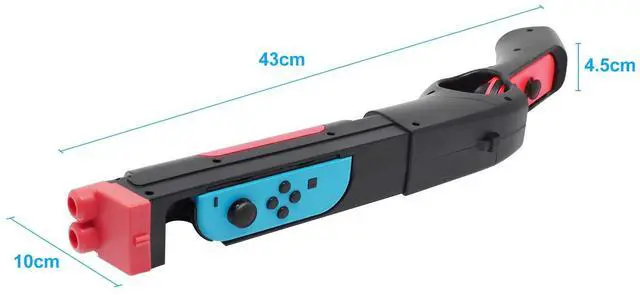 Alt view image 5 of 7 - FASTSNAIL Shooting Gun Compatible with Nintendo Switch/Switch OLED, Replacement for Joy-Con Gun Controller, Game Hand Grips for Nintendo Switch Joycon