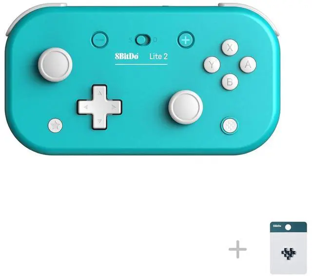 Main image of 8Bitdo Lite 2 Bluetooth Controller with Motion Controls, Linear Motors Vibration, Joysticks, Triggers and D-pad, Wireless Gamepad for Switch/Switch 2, Android & Raspberry Pi (Turquoise)