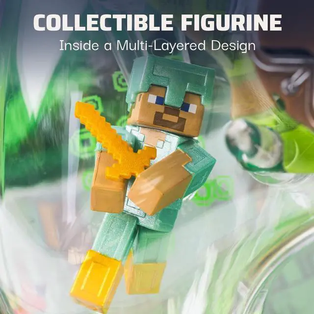 Alt view image 2 of 7 - PDP REALMz Wireless Nintendo Switch Pro Controller, Customizable LED, 40 Hour Rechargeable Battery Power,Officially Licensed by Nintendo: Minecraft Steve -Forest Biome