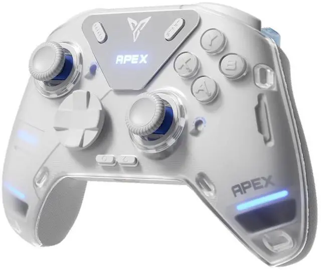 Alt view image 4 of 7 - FLYDIGI APEX 4 Wireless PC Controller Forceflex Joystick Forceadapt Trigger 1000Hz Report Rate Full-Color LCD Display 1500mAh Battery Stereo Vibration PC/Switch/Switch2/TV/Android/Laptop