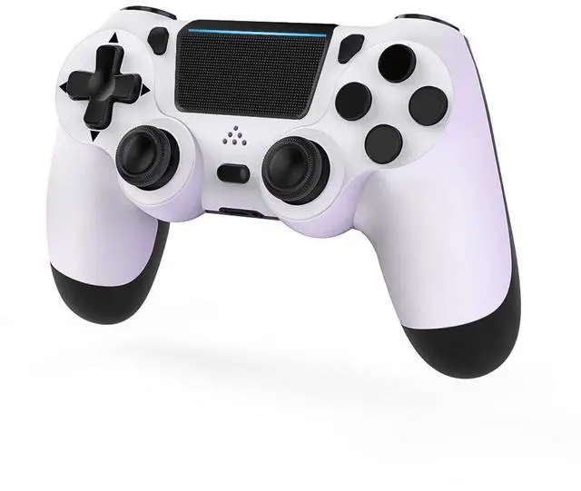 Main image of MOVONE Wireless Controller for PS4,Dual Vibration Game Joystick/Motion Sensing/Touchpad/Speaker/3.5mm Headphone,Compatible with PS4/Slim/Pro Console/PC(white+black)