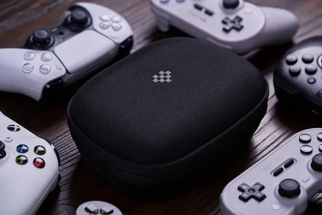 Alt view image 7 of 7 - 8Bitdo Pro 2 Wireless Bluetooth Controller with Travel Case, Hall Effect Joystick Update, Retro Gamepad for Switch/Switch 2, PC, Android, and Steam Deck & Apple (Black Edition)