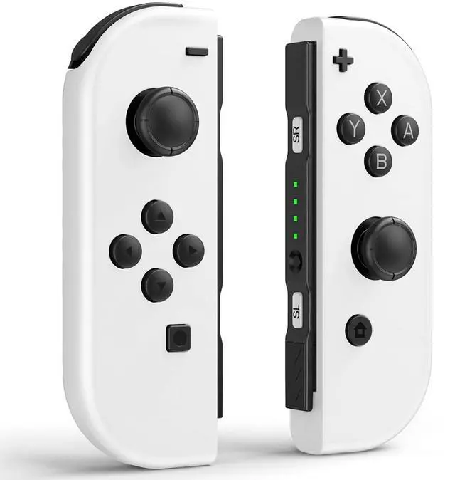 Alt view image 7 of 7 - FFSTARYM Compatible with Nintendo Switch Controller, Upgraded Switch Controllers for Switch/Lite/OLED, with/Dual Vibration/Motion/Wake-up/Screenshot (WHITE)