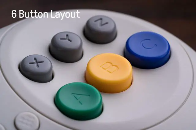 Alt view image 3 of 7 - 8Bitdo M30 Wireless Bluetooth Controller Retro Gamepad for Switch, PC Windows, MacOS, Android, Raspberry Pi with Sega Genesis & Sega Mega Drive Style (White)