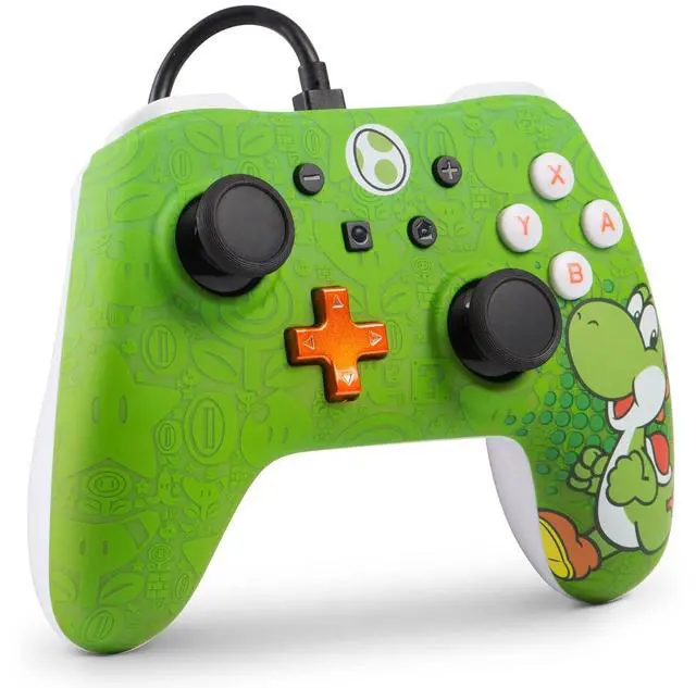 Alt view image 4 of 7 - PowerA Wired Yoshi Gamepad Controller for Nintendo Switch