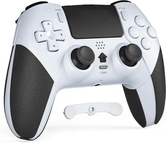 Main image of CHEREEKI Wireless Controller for PS4 with 2 Macro Buttons, 3.5mm Audio and Turbo Function, 6-Axis Motion Control, Dual Vibration, Gamepad Joystick for PS-4, Compatible with PS-4, Slim, Pro