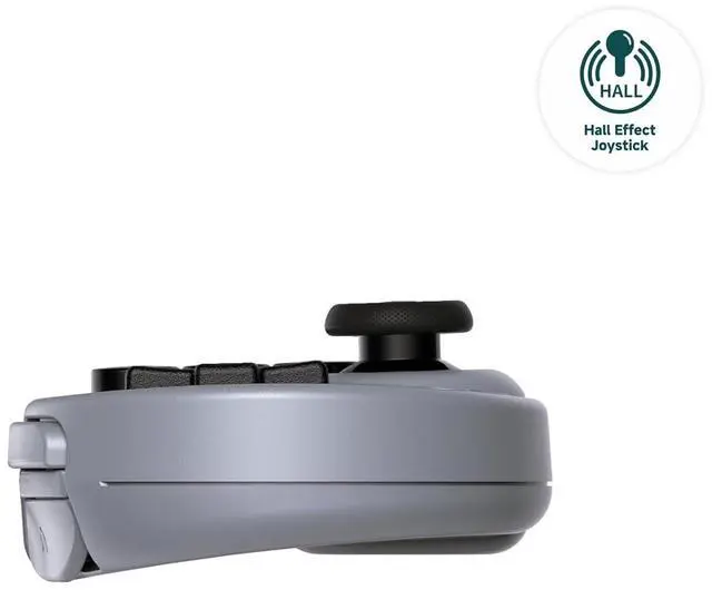 Alt view image 4 of 7 - 8Bitdo Sn30 Pro Wireless Bluetooth Controller, Hall Effect Joystick Update, Retro Gamepad for Switch/Switch 2, PC, Steam Deck, Android, Raspberry PI, iPhone, iPad, macOS and Apple TV (Gray Edition)